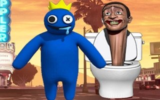 Image Rainbow Friends VS Skibidi Toilet