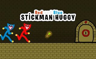 Image Red and Blue Stickman Huggy